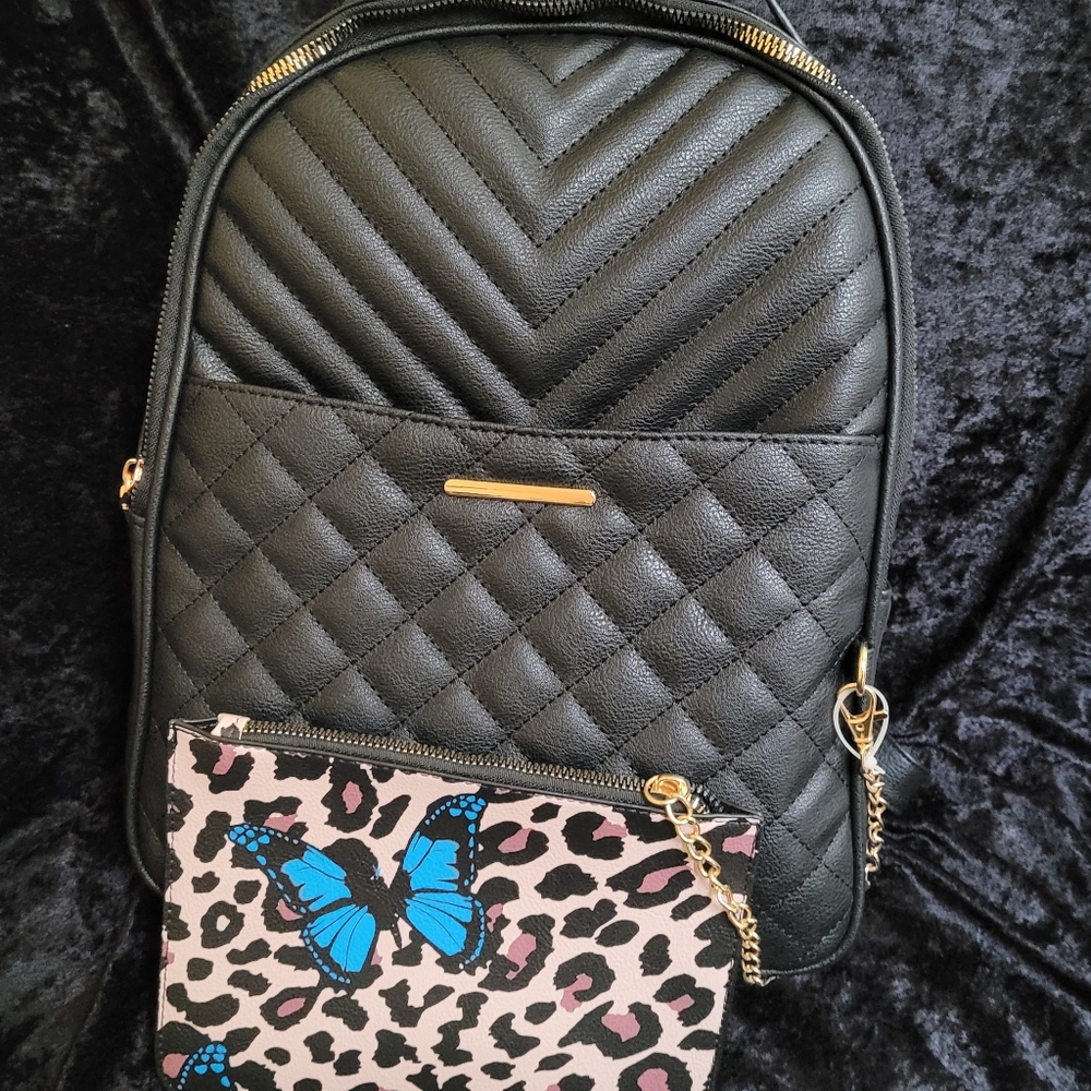 Cute Black Butterfly 🦋 Backpack